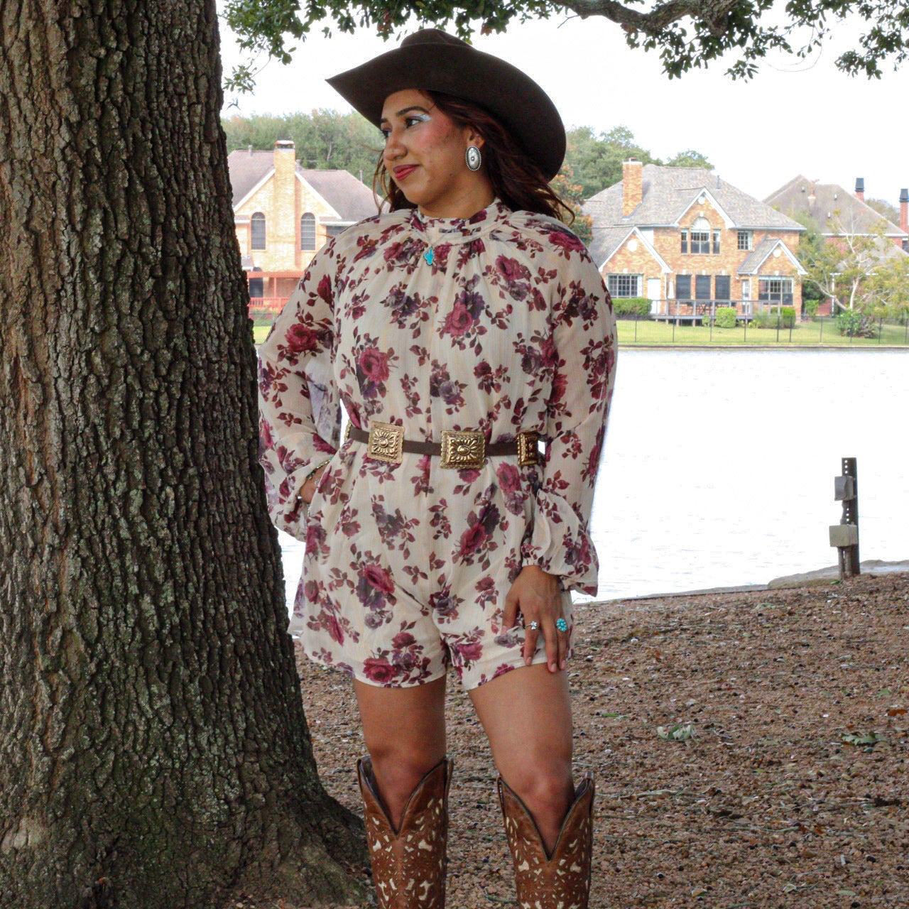 Spring Floral Romper