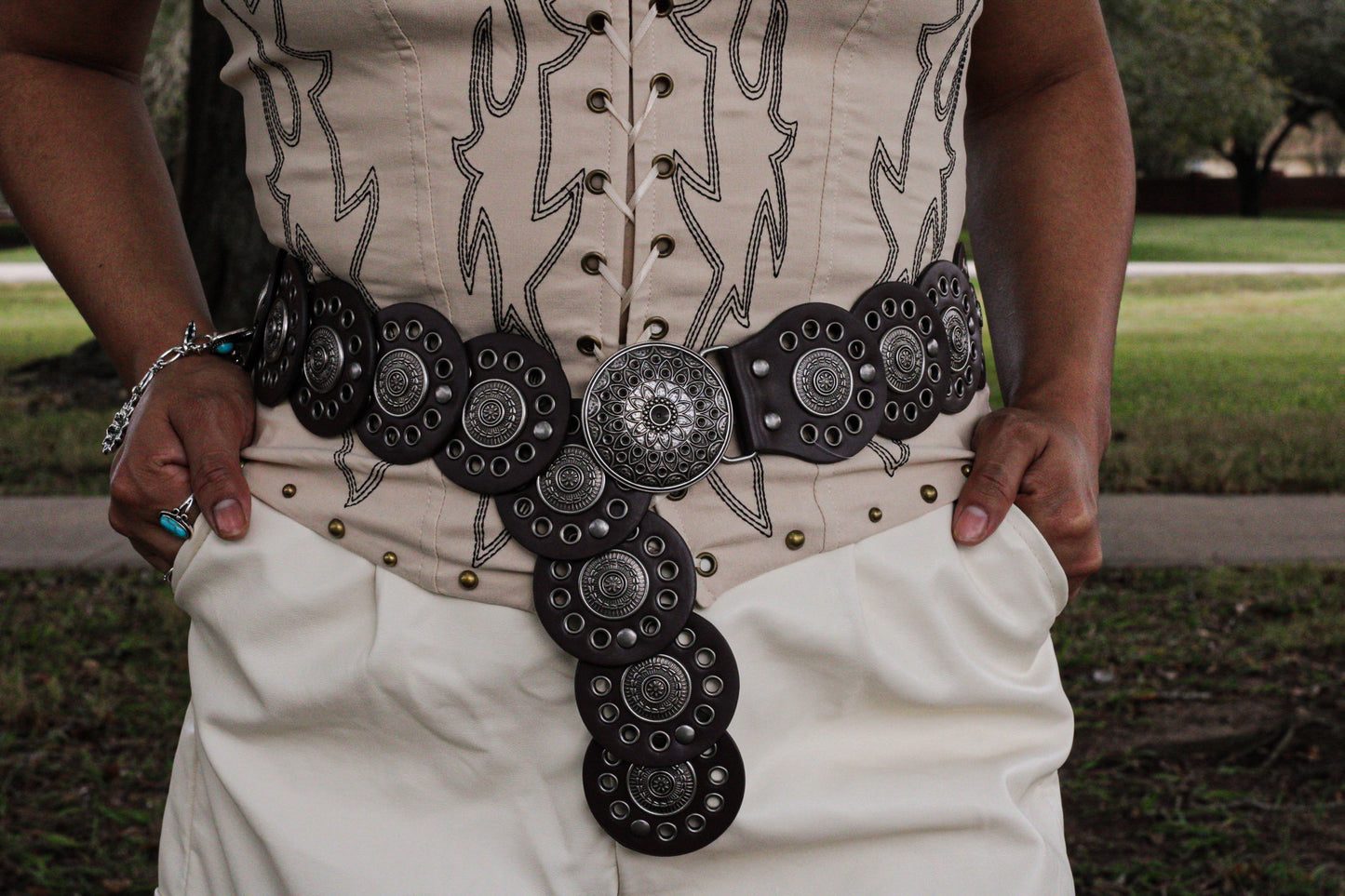Roundup Concho Disc Belt