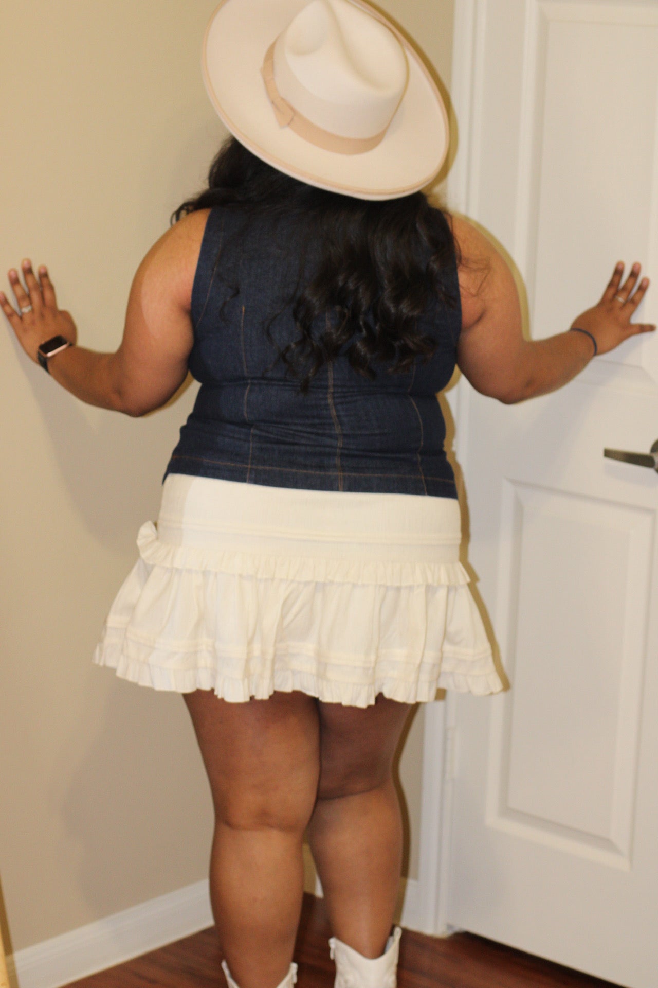 Button Down Denim Vest