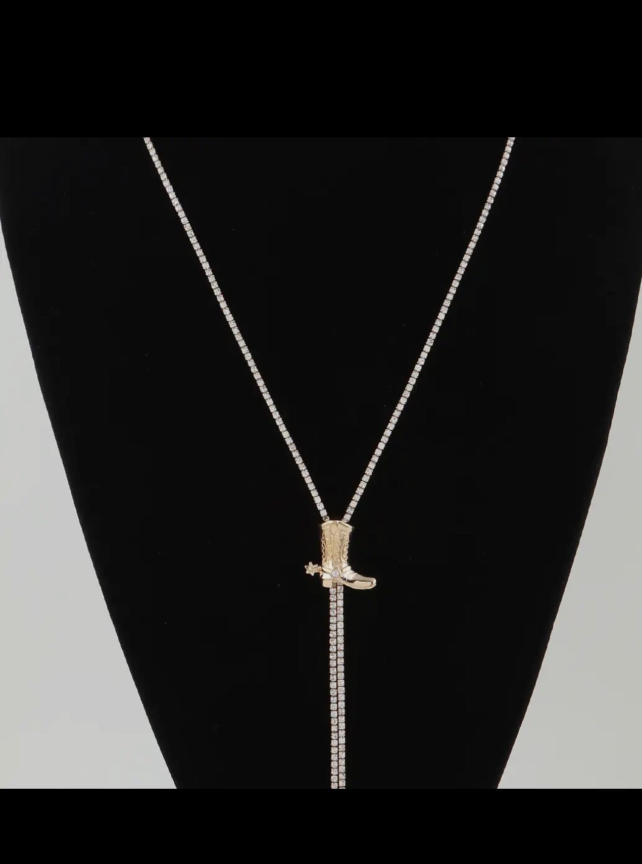 Cowboy Boot Necklace
